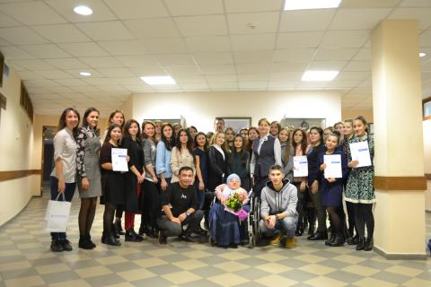 В ИФиМК состоялась встреча студентов с ОВЗ с поэтессой Лилией Салахутдиновой