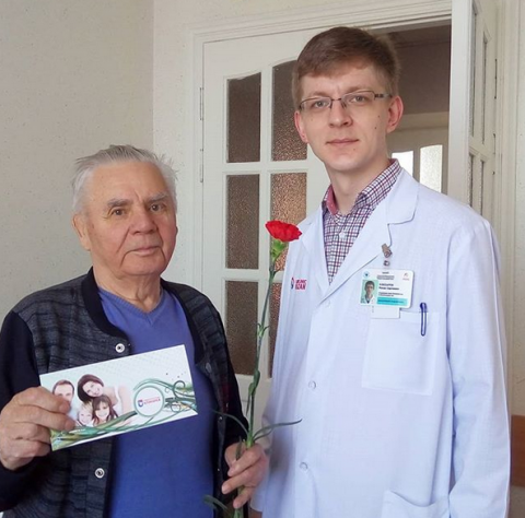 В Университетской клинике КФУ ветеранов Великой Отечественной войны поздравили с Днем Победы