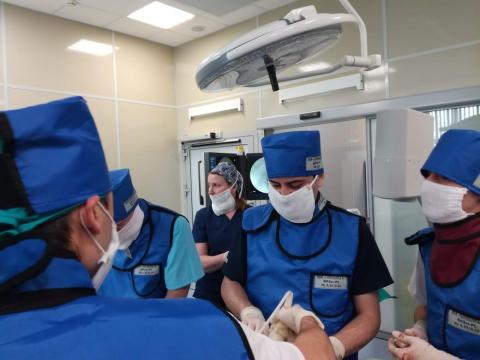 Впервые в Татарстане урологи униклиники КФУ выполнили микроперкутанную нефролитотрипсию с тулиевым лазером