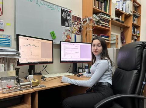 Студентка КФУ создает наноматериал для IT-индустрии