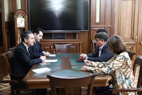 Ректор КФУ Ленар Сафин встретился с новым Генеральным консулом Ирана в Казани