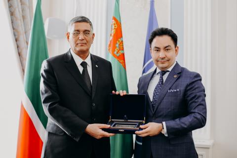 Ректор передового университета Туркменистана посетил КФУ