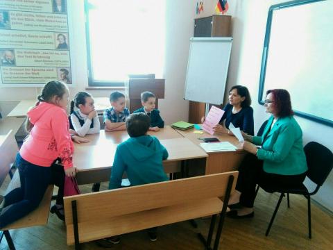 Младшие школьники Казани соревнуются в знании немецкого языка