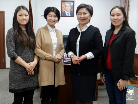 Встреча с выпускниками школ Кыргызской Республики
