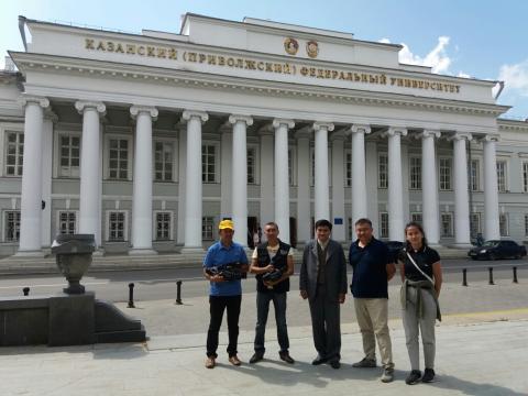 Новый казахский фильм снимают в Казанском федеральном университете