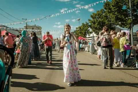 Историк Казанского университета провел экскурсию в рамках фестиваля «Сенной базар» (Печән базары)