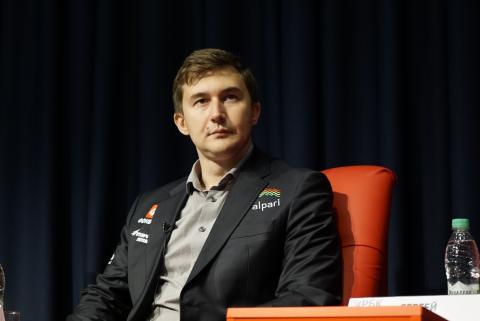 Сергей Карякин рассказал в КФУ об олимпийских перспективах шахмат и допинге 