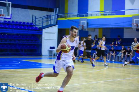 Сборная команда сотрудников КФУ  победила в Блицтурнире по баскетболу памяти В.В.Левченко