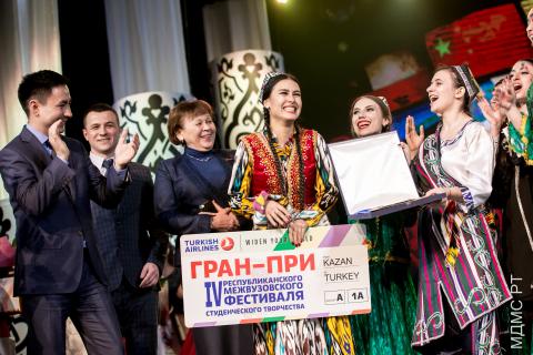 Коллектив из КФУ завоевал Гран-при фестиваля «День иностранного студента РТ-2017»
