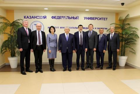 КФУ посетила делегация Республики Казахстан во главе с акимом Кызылординской области Крымбеком Кушербаевым 