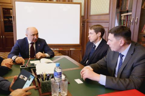 Ректор КФУ встретился с представителями делегации республики Марий Эл