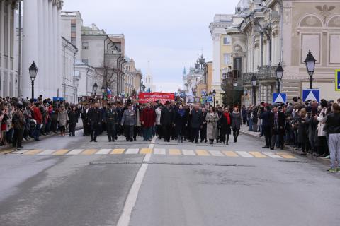 Ректор КФУ принял участие в торжественном митинге студентов и преподавателей КФУ