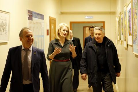 Елабужский институт КФУ посетил министр образования и науки РТ Рафис Бурганов 