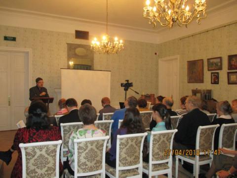Профессор КФУ прочел лекцию о творчестве Льва Толстого в музее Е.А.Боратынского