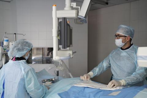 В униклинике КФУ впервые провели операцию по эмболизации новообразования матки