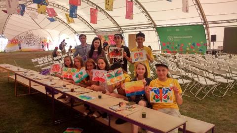 Преподаватели КФУ провели мастер-классы по живописи в лагере "Салят" 