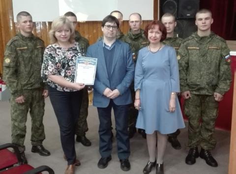 Курсантам танкового училища рассказали о военной службе Льва Толстого