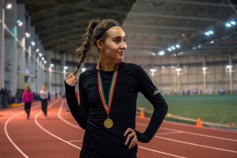 Студентка КФУ выиграла открытый чемпионат Казани по легкой атлетике