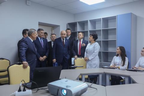 Президент Татарстана и ректор КФУ открыли амбулаторно-поликлиническое подразделение Университетской клиники