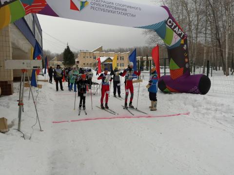 Команда КФУ вошла в тройку призеров чемпионата РТ по спортивному ориентированию на лыжах