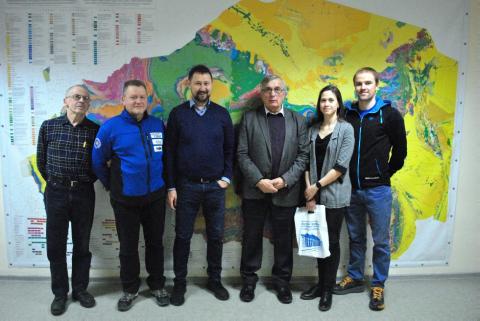 Организаторы и участники первой российской метеоритной экспедиции в Антарктиду посетили КФУ