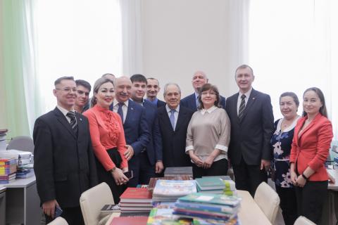 Государственный советник РТ Минтимер Шарипович Шаймиев ознакомился с особенностями педагогического образования КФУ