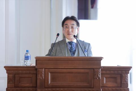 Представитель компании «Мицубиси электрик» прочитал в КФУ лекцию о японской стратегии «Общество 5.0»