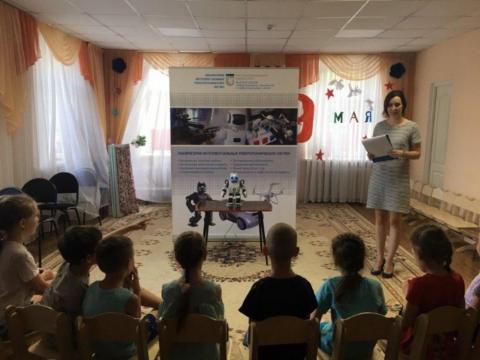 Впервые в Татарстане робот провел урок в детском саду
