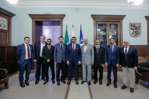 Ильшат Рафкатович Гафуров встретил делегацию Султаната Оман 