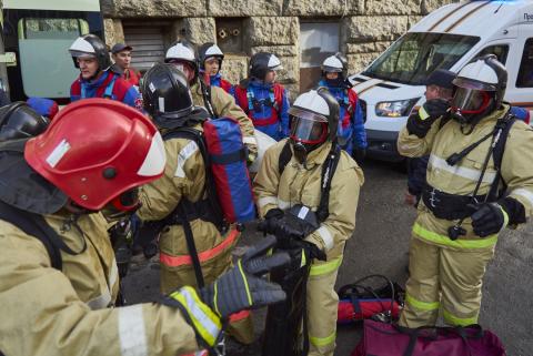 Впервые в КФУ прошли комплексные учения по гражданской обороне с участием профессиональных спасателей 
