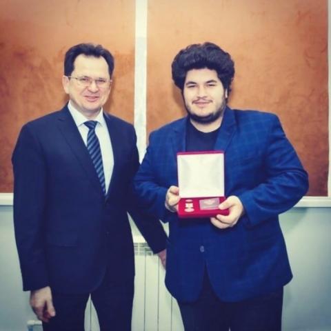 Студент КФУ награжден медалью «За содействие донорскому движению»