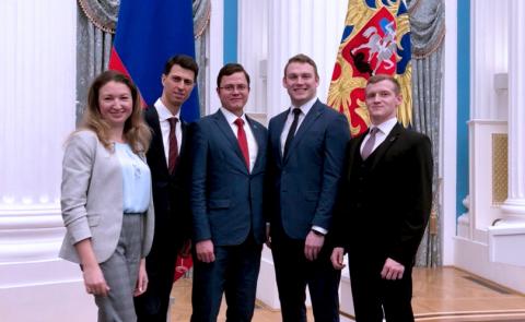 Михаил Варфоломеев принял участие в церемонии вручения премий Президента РФ для молодых ученых