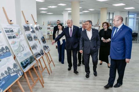 Президент Республики Татарстан посетил Казанский федеральный университет
