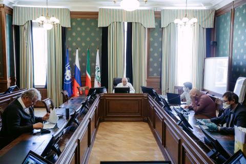 В КФУ состоялось заседание Ученого совета под председательством  ректора Ильшата Гафурова