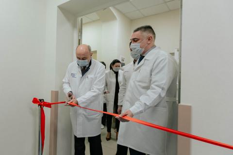 Ректор КФУ дал старт работе нового КТ в Университетской клинике