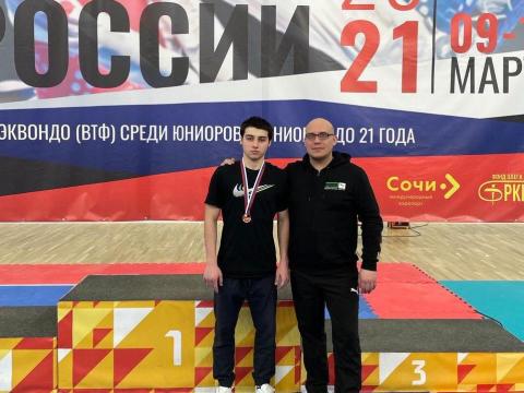 Первокурсник КФУ завоевал бронзу на Первенстве России по тхэквондо