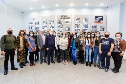 Ильшат Гафуров и Алексей Лавров открыли фотовыставку «Первый: Гагарин и Куба»