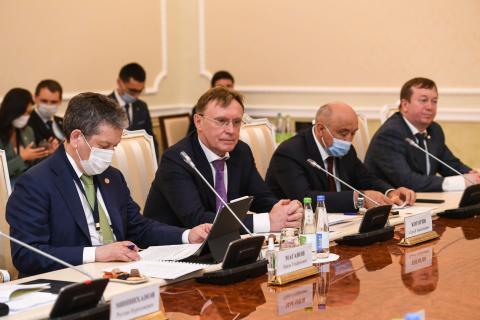 Ильшат Гафуров принял участие во встрече с Премьер-министром Узбекистана А. Ариповым