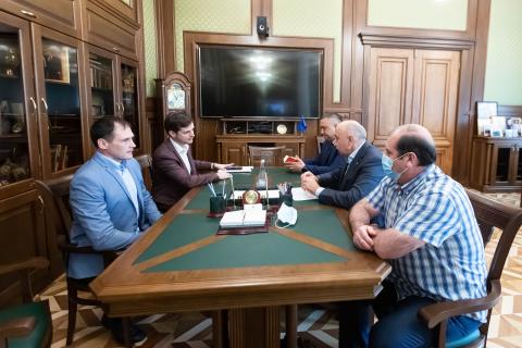 Ректор КФУ встретился с директором  Департамента государственной молодежной политики и воспитательной деятельности Минобрнауки РФ