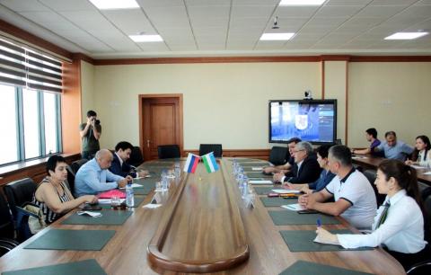 Делегация КФУ посетила Национальный университет Узбекистана