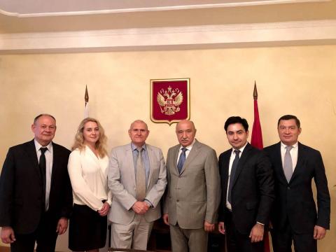 Ректор КФУ встретился с Чрезвычайным и Полномочным Послом РФ в Киргизской Республике