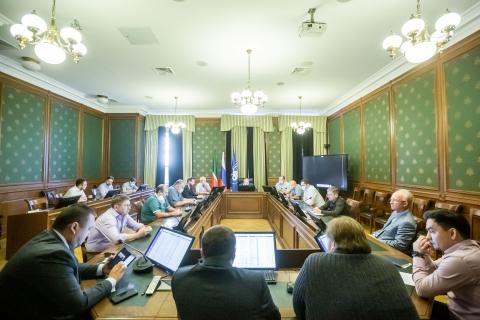 Очередное рабочее совещание руководителей структурных подразделений прошло в КФУ
