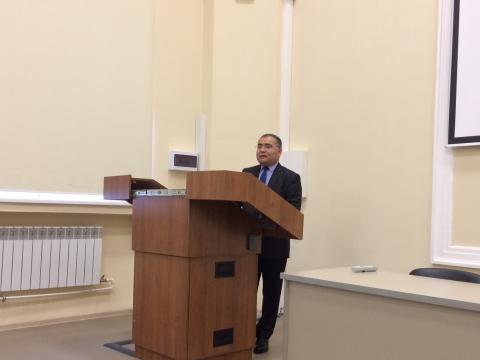Студентам КФУ прочитал лекцию министр инновационного развития Узбекистана