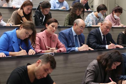 В КФУ «Татарча диктант» написали порядка 400 человек