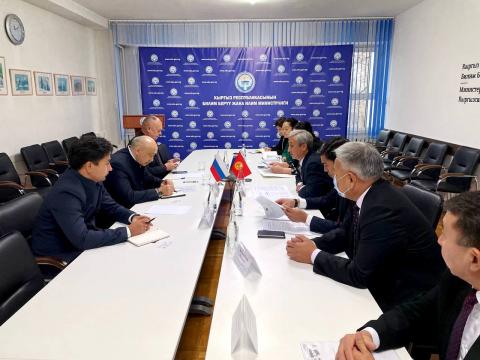 Ректор КФУ прибыл с рабочим визитом в Киргизию