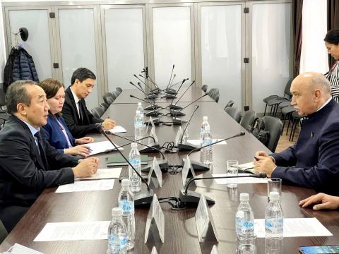 Ректор КФУ встретился с главой Министерства труда, социального обеспечения и миграции Киргизии