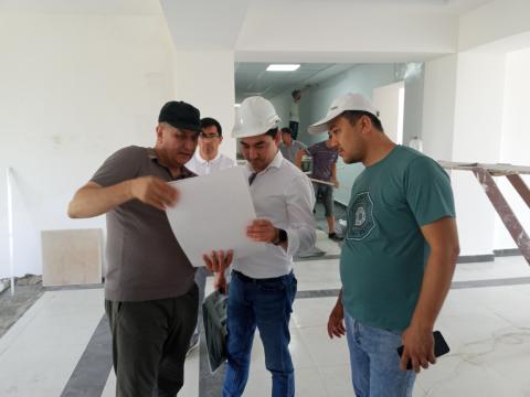 Завершается первый этап ремонтных работ в будущем филиале КФУ в Джизаке