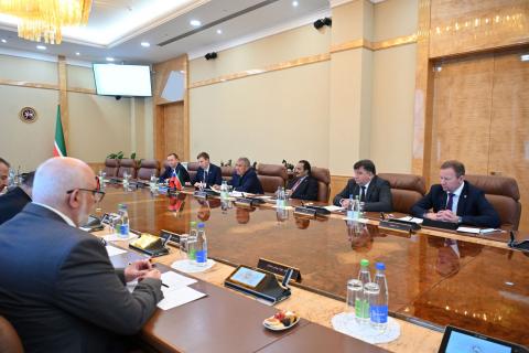 Ректор КФУ принял участие во встрече Президента Татарстана с делегацией из Палестины