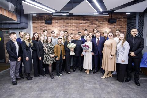 Президент Татарстана Рустам Минниханов встретился со студентами КФУ