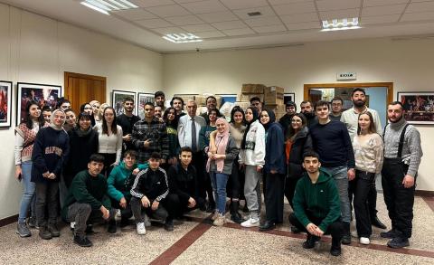 Студенты КФУ помогают в сборе гумпомощи для пострадавших от землетрясения в Турции